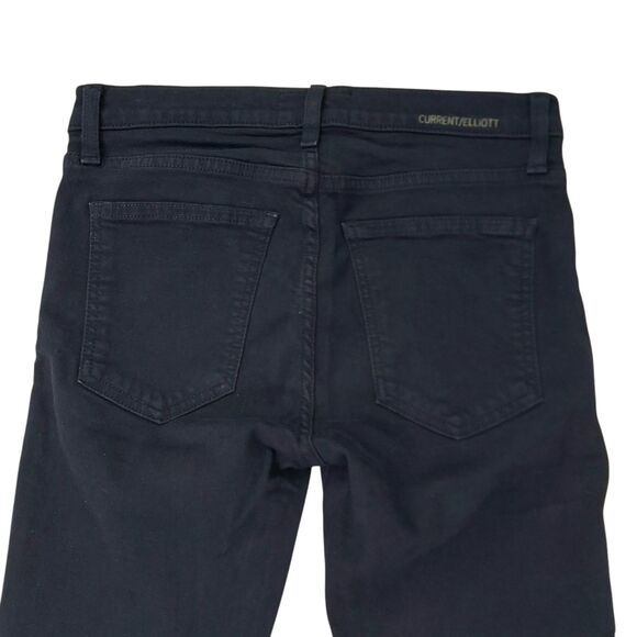 Current/Elliott The Ankle Skinny Jeans Womens 27/0 Navy Stretch Mid Rise Denim - Picture 5 of 11
